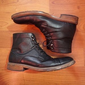 Perry Ellis Portfolio Faux Leather Boots Size 10